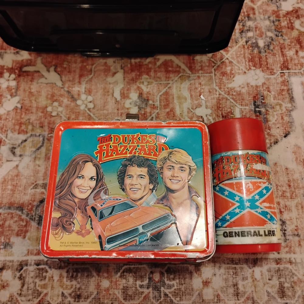 Vintage Dukes Of Hazard Lunchbox Set